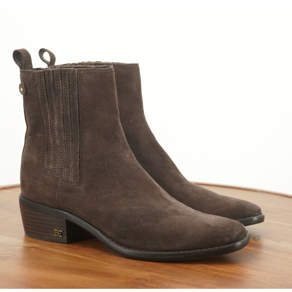 Sam Edelman Brown Suede Ankle Boots
